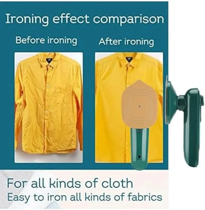 Micro Portable Steam Iron | Mini Ironing Machine for Clothes | Supports Dry and Wet Ironing | Garment Steamer for Home & Travel - Perfect for Gifting.